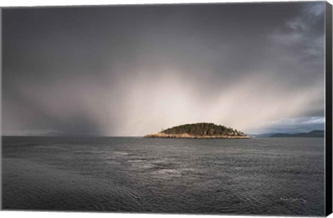 Framed Deception Pass Island Print