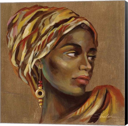 Framed African Beauty I Print