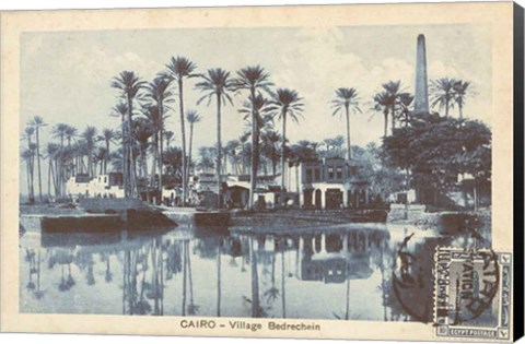 Framed Cairo Village Print