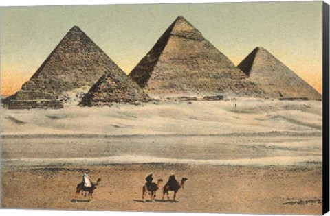 Framed Cairo Pyramids Print