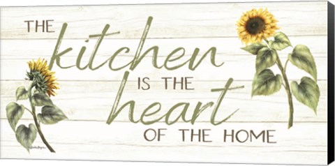 Framed Kitchen is the Heart of the Home Print