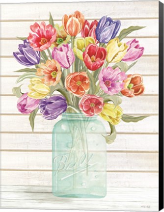 Framed Farmhouse Tulips Print