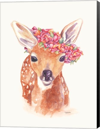 Framed Sweet Fawn Print