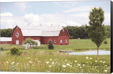 Framed Beyond the Wildflowers Print