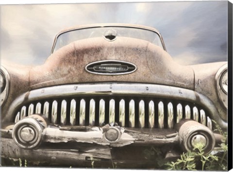 Framed Rusty Buick Print