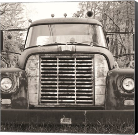 Framed Retired Truck II Print