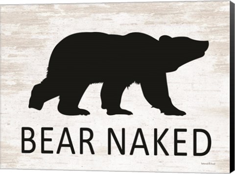 Framed Bear Naked Print