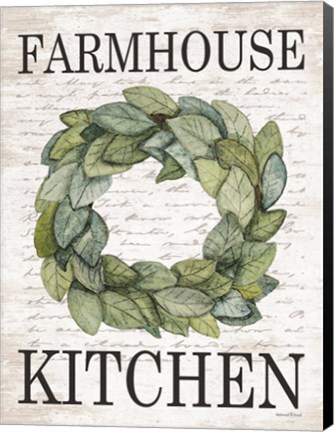 Framed Farmhouse Kitchen Print