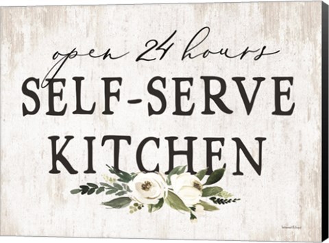 Framed Self-Serve Kitchen Print