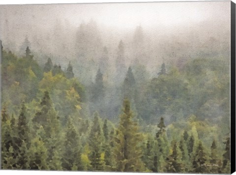 Framed Pines Print