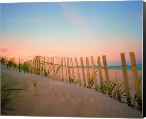 Framed Sunset By The Atlantic Print