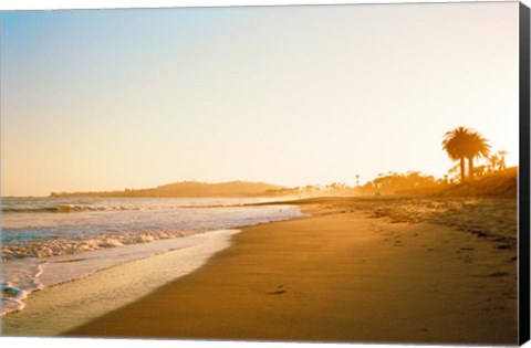 Framed Sunset Surf Print