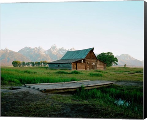 Framed Wyoming Summer Print