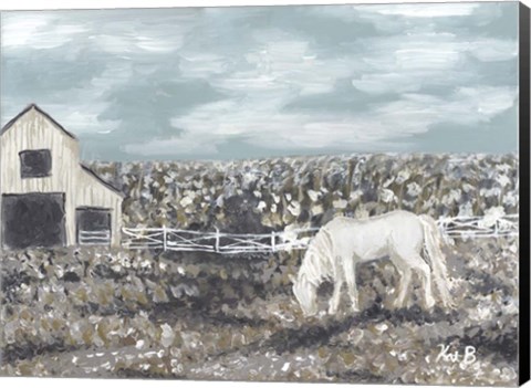 Framed Black Creek Stable Print