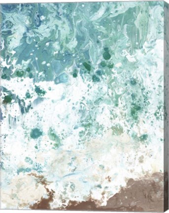 Framed Ocean Tide Abstract II Print