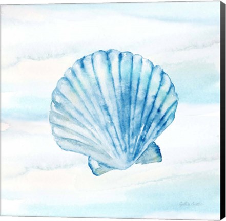 Framed Great Blue Sea XV Print