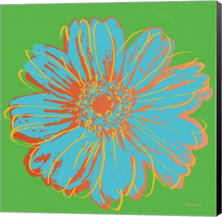 Framed Flower Pop Art II Print