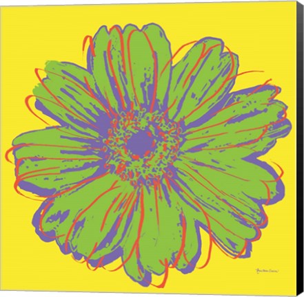 Framed Flower Pop Art V Print