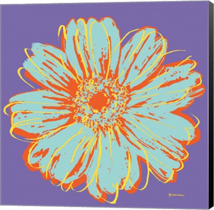 Framed Flower Pop Art VI Print