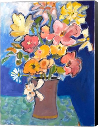 Framed Table Blooms Print