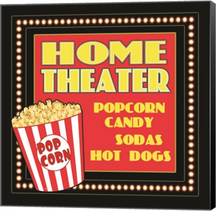 Framed Home Movie Theater Print