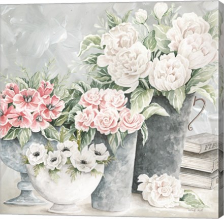 Framed Plentiful Blooms II Print