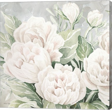 Framed Peaceful Peonies Print