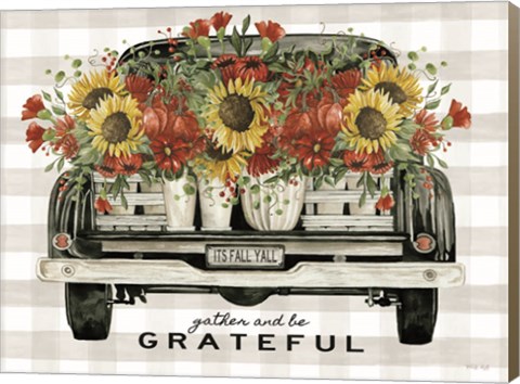 Framed Gather and Be Grateful Print