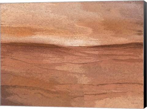 Framed Abstract Desert I Print