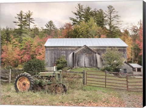 Framed Fall on the Farm II Print