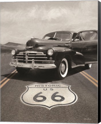 Framed Historic Route 66 Print