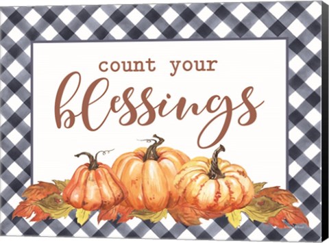 Framed Count Your Blessings Print