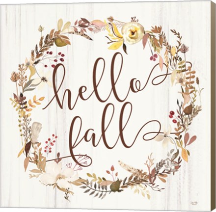 Framed Hello Fall Print