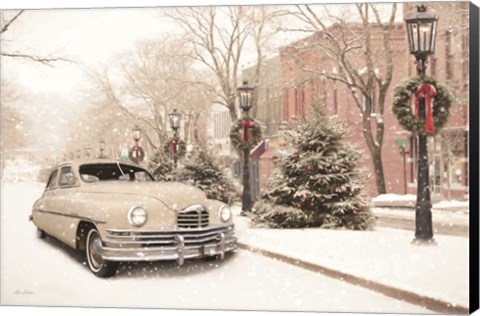 Framed Retro Packard in Wellsboro Print