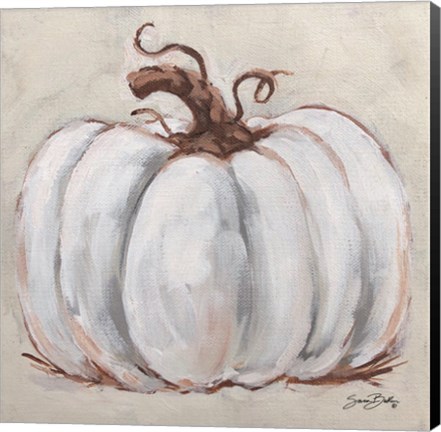 Framed Pumpkin Close-Up I Print