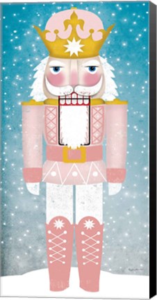 Framed Nutcracker III Blush Print