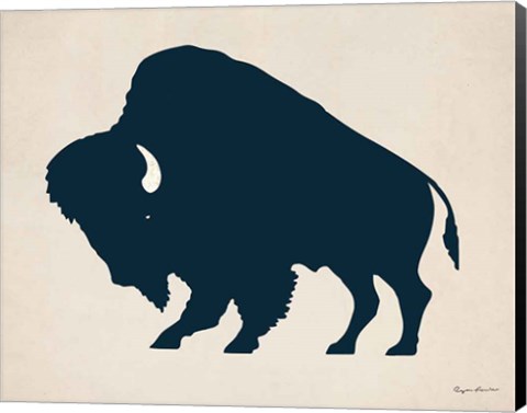 Framed Buffalo Bison I Print