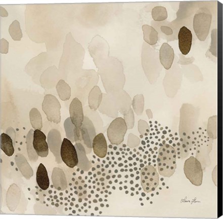 Framed Natural Abstract II Crop II Print