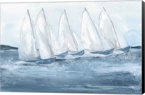 Framed Group Sail II Print