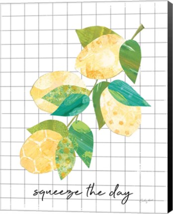 Framed Summer Lemons Sentiment II Print