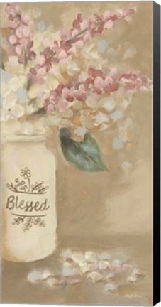 Framed Blessed Flowers Print