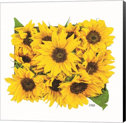 Framed Sunflower Bouquet Print