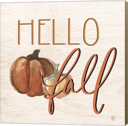 Framed Hello Fall Print