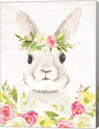 Framed Spring Bunny Print