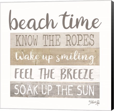 Framed Beach Time Print