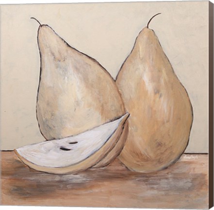 Framed Pair of Pears Print