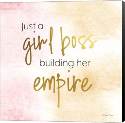 Framed Girl Boss Print