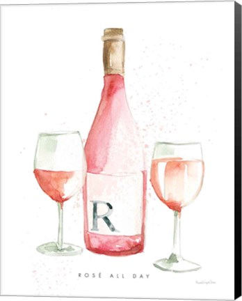 Framed Pop the Cork II Print