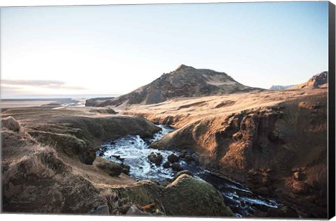 Framed Above Skogafoss Print