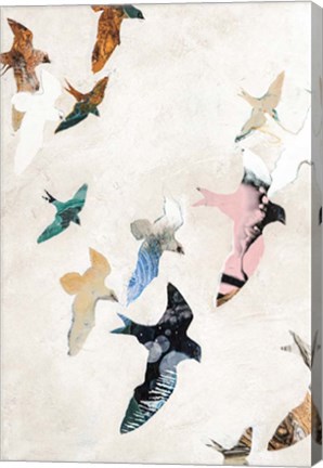 Framed Abstract Birds 2 Print